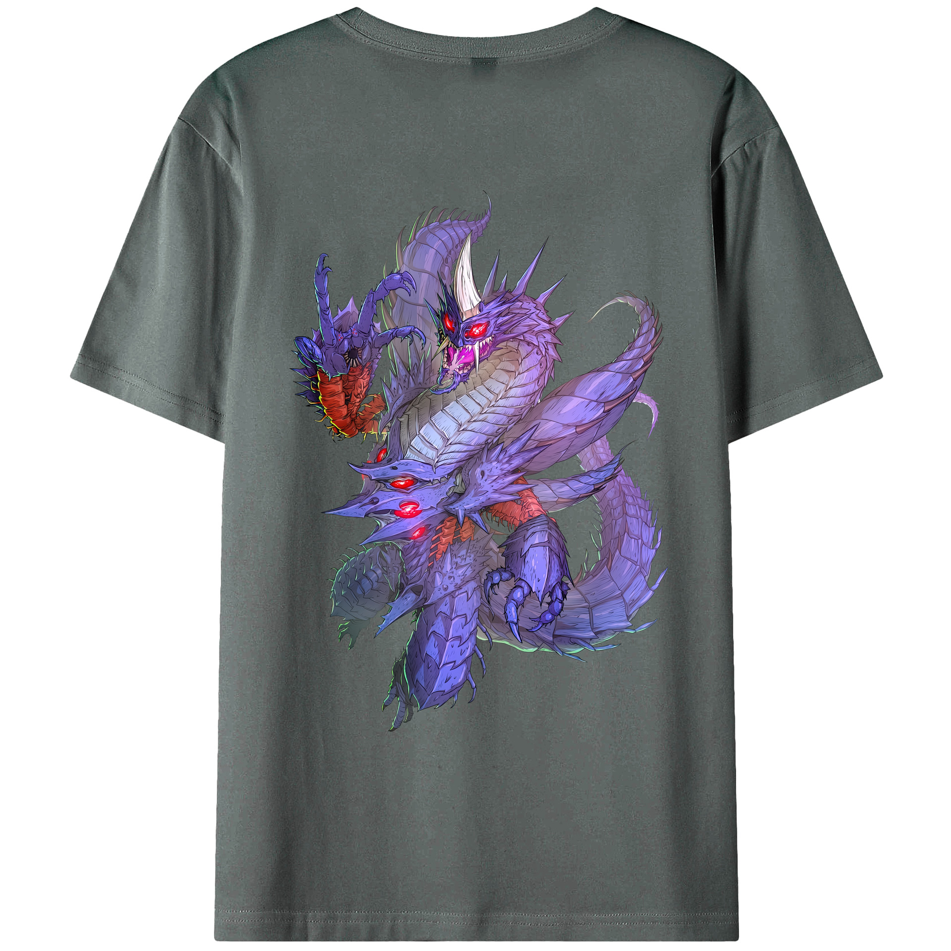 （画像用） ウルトラマン Ultraman 綿100％ メンズ半袖Tシャツ（バックプリント） 通気性